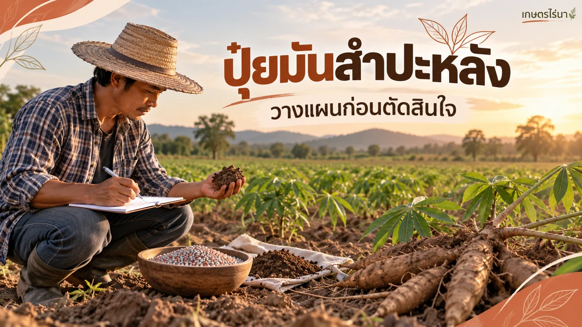 ปุ๋ยมันสำปะหลัง — วางแผนก่อนตัดสินใจ พร้อมข้อความไทย