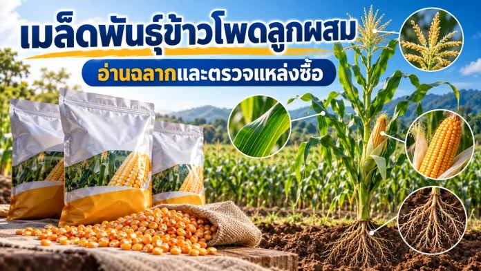 cm10-3-cover เมล็ดพันธุ์ข้าวโพดลูกผสม อ่านฉลากและตรวจแหล่งซื้อ
