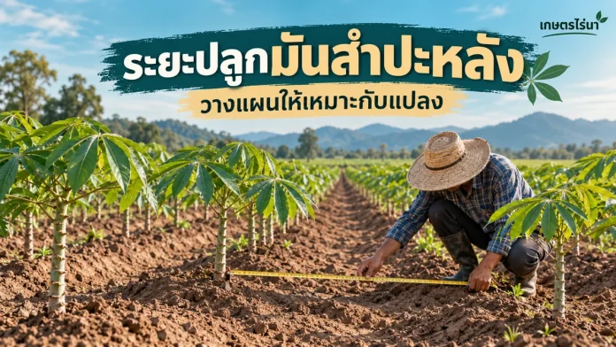 cr-4-cover ระยะปลูกมันสำปะหลัง พร้อมข้อความไทย