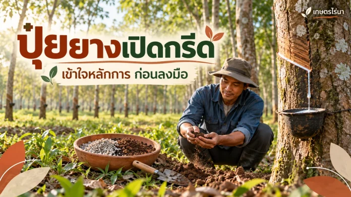 dr-10-cover ปุ๋ยยางเปิดกรีด ภาพประกอบพร้อมข้อความไทย